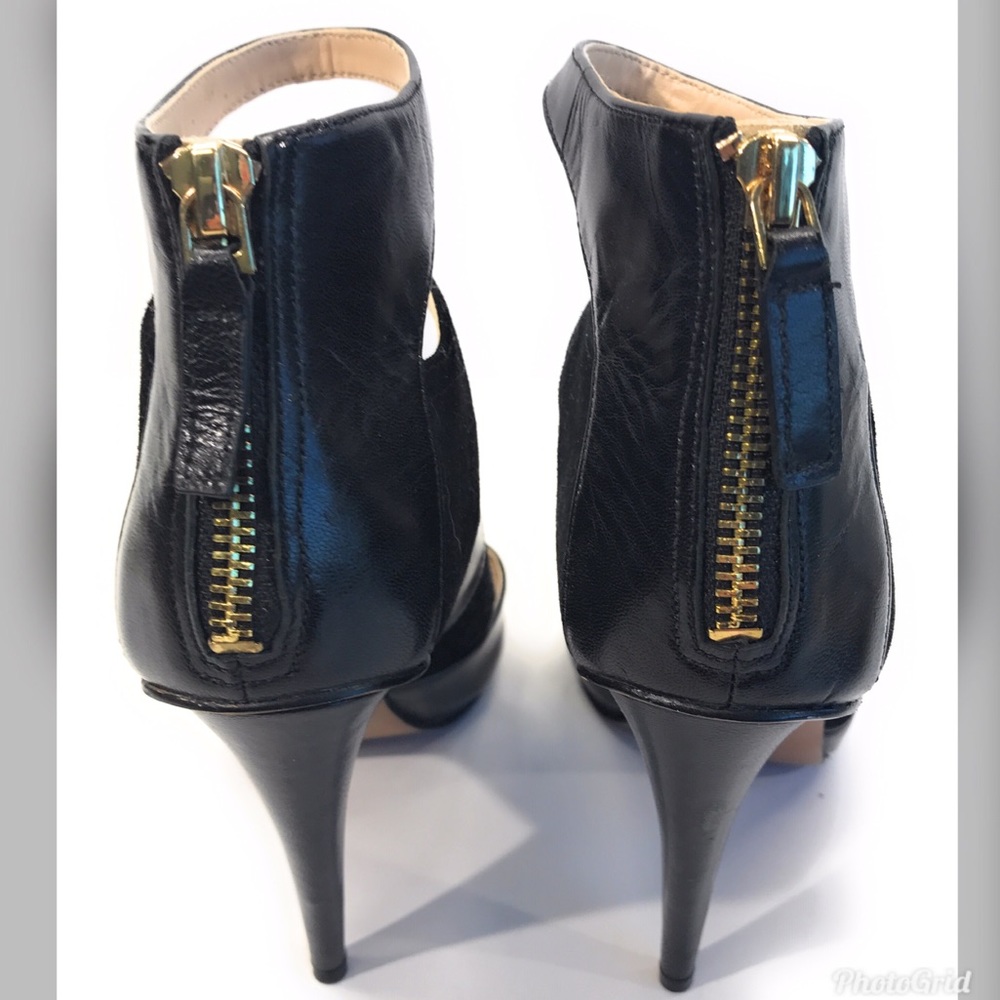 Nine West Strappy Black Heels sz 5M - Picture 3 of 8